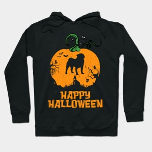 Halloween Pug Pumpkin Hoodie